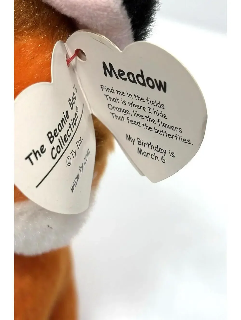 Ty Beanie Boos Meadow the Fox 6